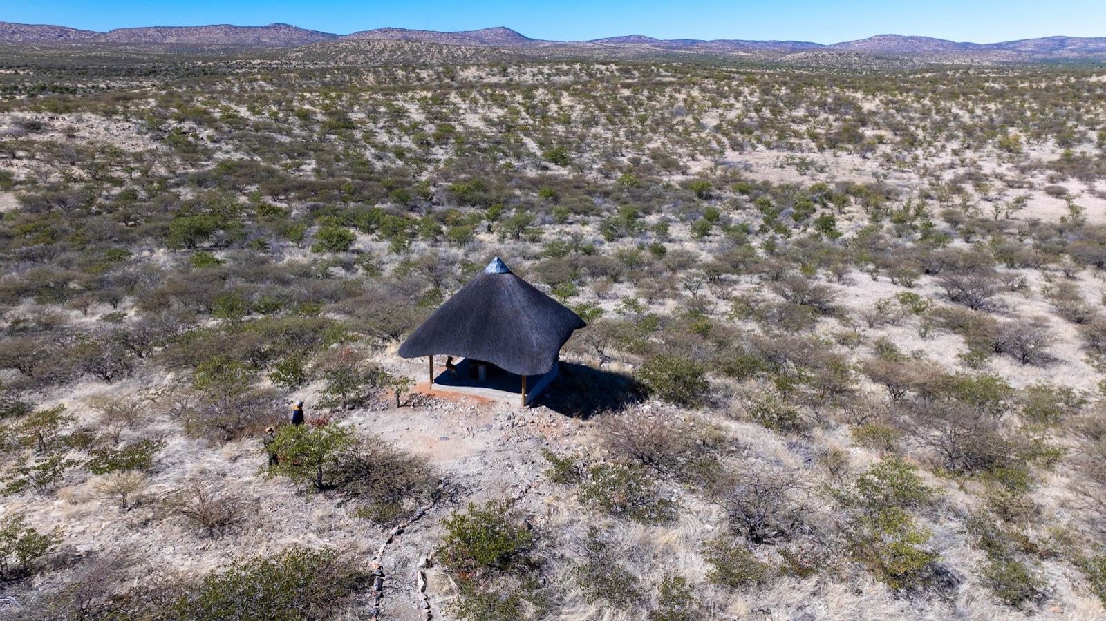Aerial view of the rifle range