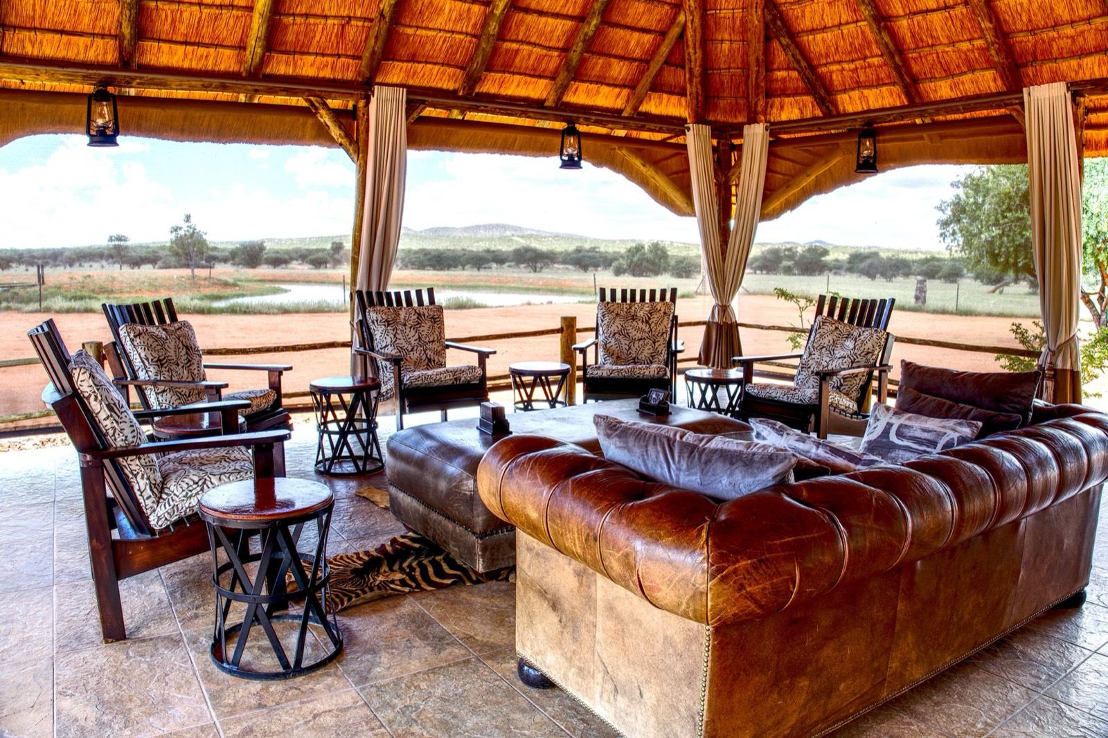 The Lapa outdoor sitting area