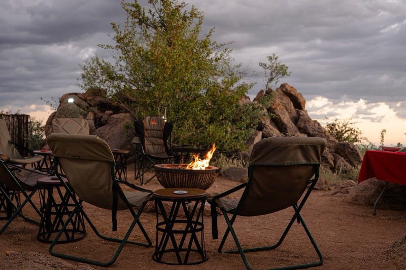 Sunset view across the bushveld