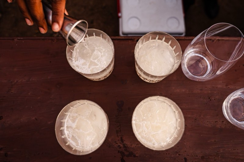 Cocktails from above